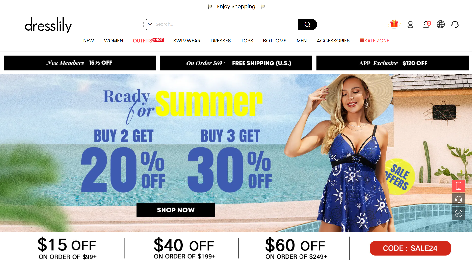 home page